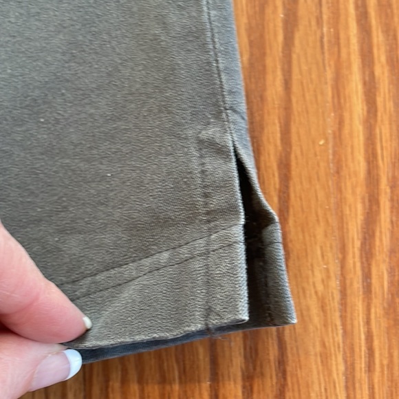 Eileen Fisher Gray Elastic Waist Pants Size Small Comfy Neutral Cotton Spandex - Picture 9 of 10